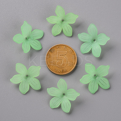Frosted Acrylic Bead Caps MACR-S371-05A-733-1