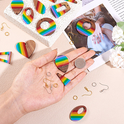 DIY Earring Making Kits DIY-TA0010-97-1