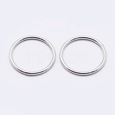 925 Sterling Silver Soldered Closed Jump Rings STER-F036-03P-1x4-1