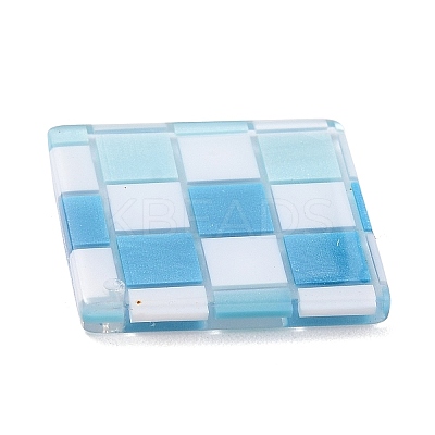 Checkerboard Style Rhombus Acrylic Pendants LS-OACR-G008-01D-1