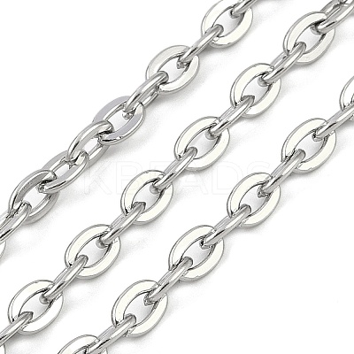 Non-Tarnish 304 Stainless Steel Link Chains CHS-A013-05P-1