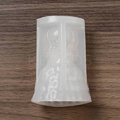 DIY 3D Goddess Girl with Animal Figurine Statue Silicone Molds LS-DIY-G081-01C-1