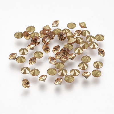 Grade A Glass Pointed Back Chaton Rhinestones RGLA-PP32-23A-1