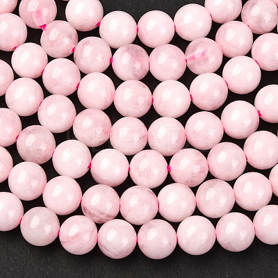 Pink Color Natural Madagascar Rose Quartz Beads Strands LS-G-D655-6mm-1