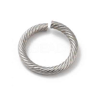 Non-Tarnish 304 Stainless Steel Open Jump Rings STAS-G224-23P-06-1