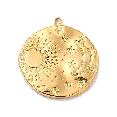 Ion Plating(IP) 304 Stainless Steel Pendants STAS-A066-02G-1