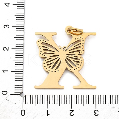 Ion Plating(IP) 201 Stainless Steel Pendants STAS-N103-184G-X-1