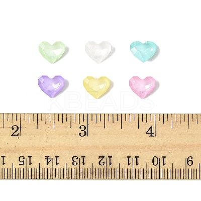 12Pcs 6 Colors Glass Rhinestone Cabochons RGLA-FS0001-19-1