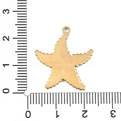 304 Stainless Steel Enamel Pendants STAS-Z186-14G-1
