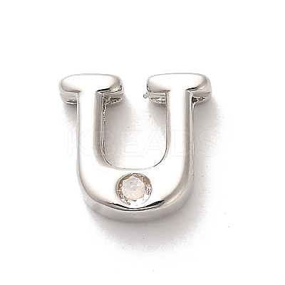 Rack Plating Brass Cubic Zirconia Beads KK-L210-008P-U-1