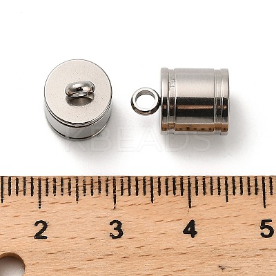 201 Stainless Steel Cord Ends STAS-S167-01G-P-1