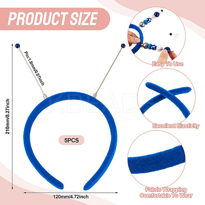 Cloth and Plastic Hair Bands OHAR-TAC0020-01A-1