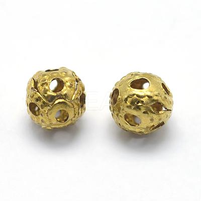 Brass Filigree Beads KK-A143-08C-RS-1