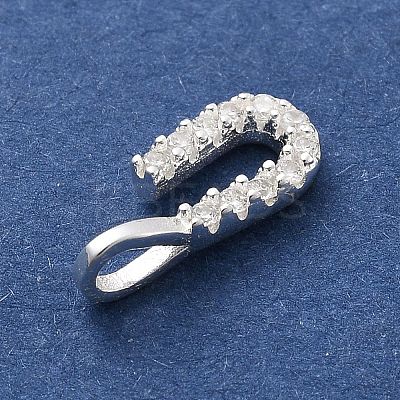 925 Sterling Silver with Cubic Zirconia Charms STER-Q004-01U-S-1