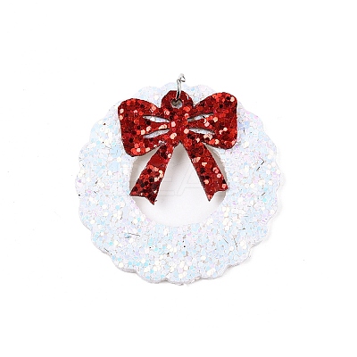 PU Leather Big Pendants FIND-N005-73B-1