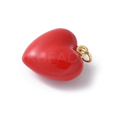 Brass Enamel Pendants KK-D336-08G-02-1