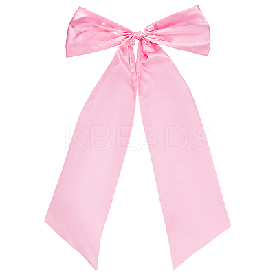 Polyester Big Bowknot for Christmas Decoration HJEW-WH0063-006A-1