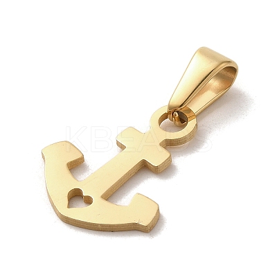 PVD Vacuum Plating 304 Stainless Steel Pendants STAS-B053-16G-1
