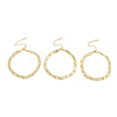Rack Plating Brass Bracelets for Women BJEW-K244-06G-1