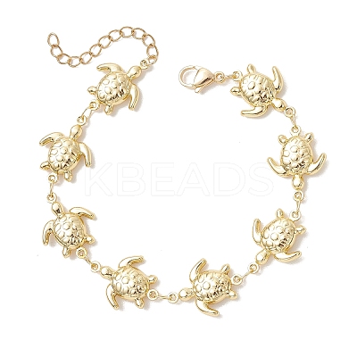 304 Stainless Steel Tortoise Link Bracelets BJEW-JB13338-1