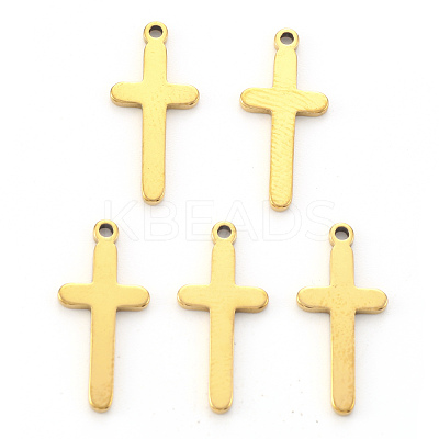 PVD Vacuum Plating 304 Stainless Steel Pendants STAS-N092-38G-1