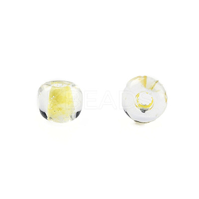 Glow in the Dark Luminous Transparent 8/0 Glass Seed Beads SEED-YWC0001-01G-1