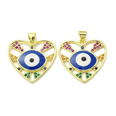 Real 18K Gold Plated Brass Pendants KK-L209-011G-04-1