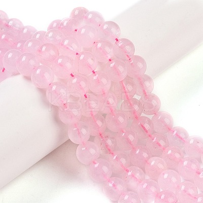 Natural Rose Quartz Beads Strands X-G-E252-01-6mm-1