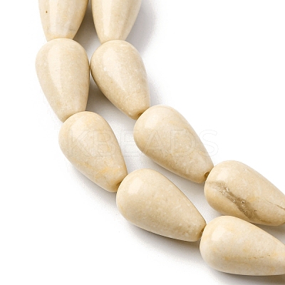 Natural Fossil Beads Strands G-F808-D01-02-1