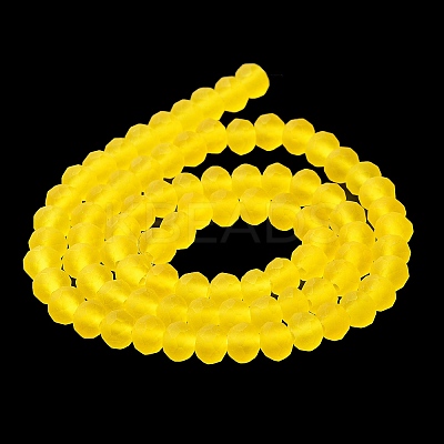 Transparent Glass Beads Strands LS-EGLA-A034-T8mm-MD17-1
