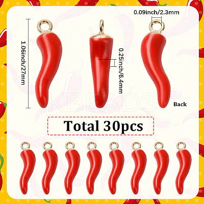 Alloy Enamel Pendants FIND-SC0018-15A-1