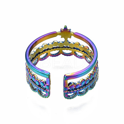 Star Cuff Rings RJEW-N038-003-1