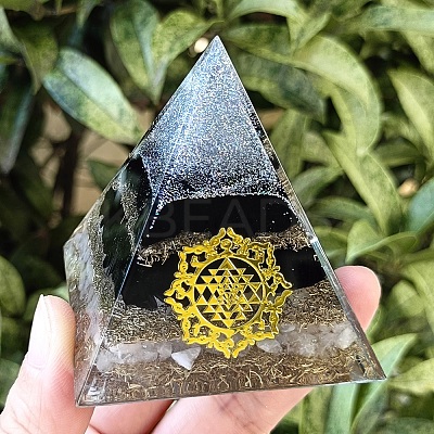 Orgonite Pyramid Resin Energy Generators PW-WG899BD-01-1