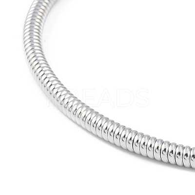 304 Stainless Steel Elasticity Necklaces for Women NJEW-S433-02P-1