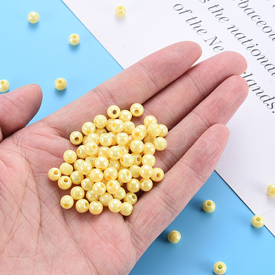 Opaque Acrylic Beads MACR-S370-D6mm-A10-1