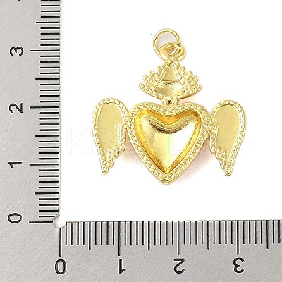 Rack Plating Brass Enamel Pendants KK-S380-33G-C-1