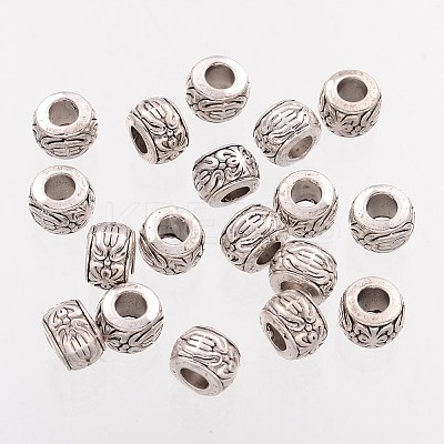 Rondelle Tibetan Style Spacer Beads LS-AB793-NF-1