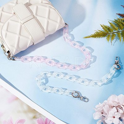 2Pcs 2 Colors Bag Handles AJEW-GF0004-61-1