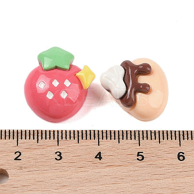 Opaque Resin Decoden Cabochons RESI-A036-04-1