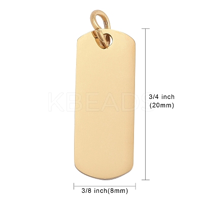 304 Stainless Steel Pendants Ion Plating(IP) STAS-I311-30G-1