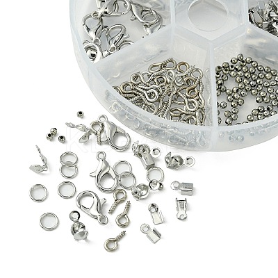 DIY Iron & Alloy Jewelry Making Findings Kit DIY-FS0005-82-1