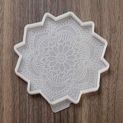 Mandala Flower Coaster DIY Silicone Mold LS-DIY-K072-05B-1