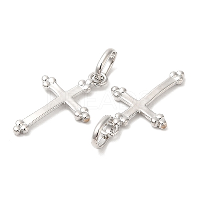 Rack Plating Brass Pendants KK-Q775-11P-1
