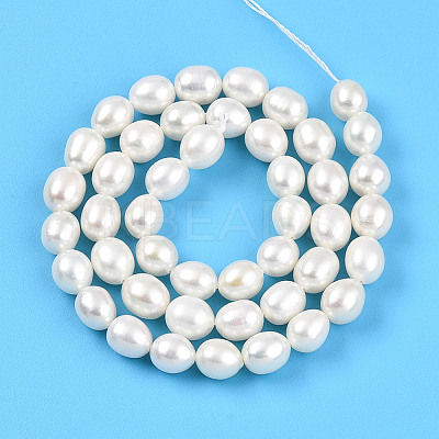 Natural Cultured Freshwater Pearl Beads Strands PEAR-N012-07Z-01-1