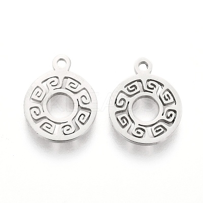 Tarnish Resistant 304 Stainless Steel Charms STAS-I151-35P-1