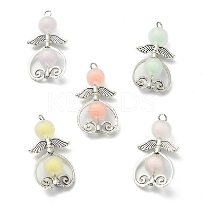 Frosted Acrylic Pendants PALLOY-JF02160-1
