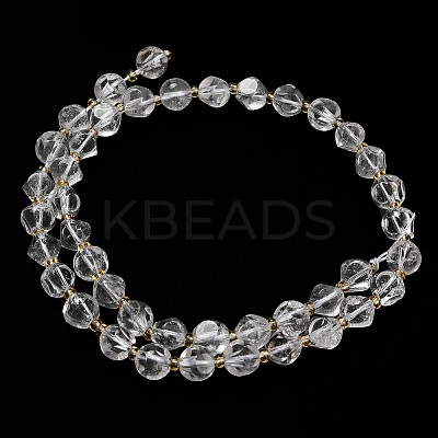 Natural Quartz Crystal Beads Strands G-K387-A16-02-1