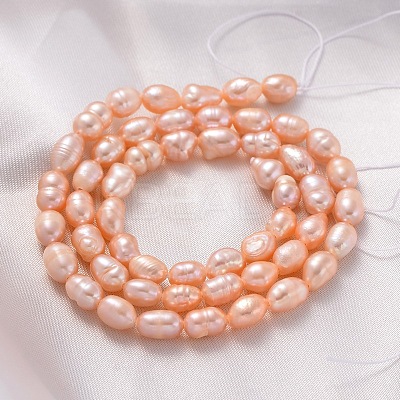 Grade A Natural Cultured Freshwater Pearl Beads Strands A23WN011-1