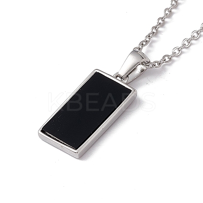 Brass Knight of Cups Tarot Pendant Necklace with Clear Cubic Zirconia LS-NJEW-G095-02P-1