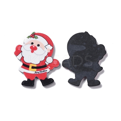 Christmas Style Printed Acrylic Cabochons LS-MACR-O045-01B-1